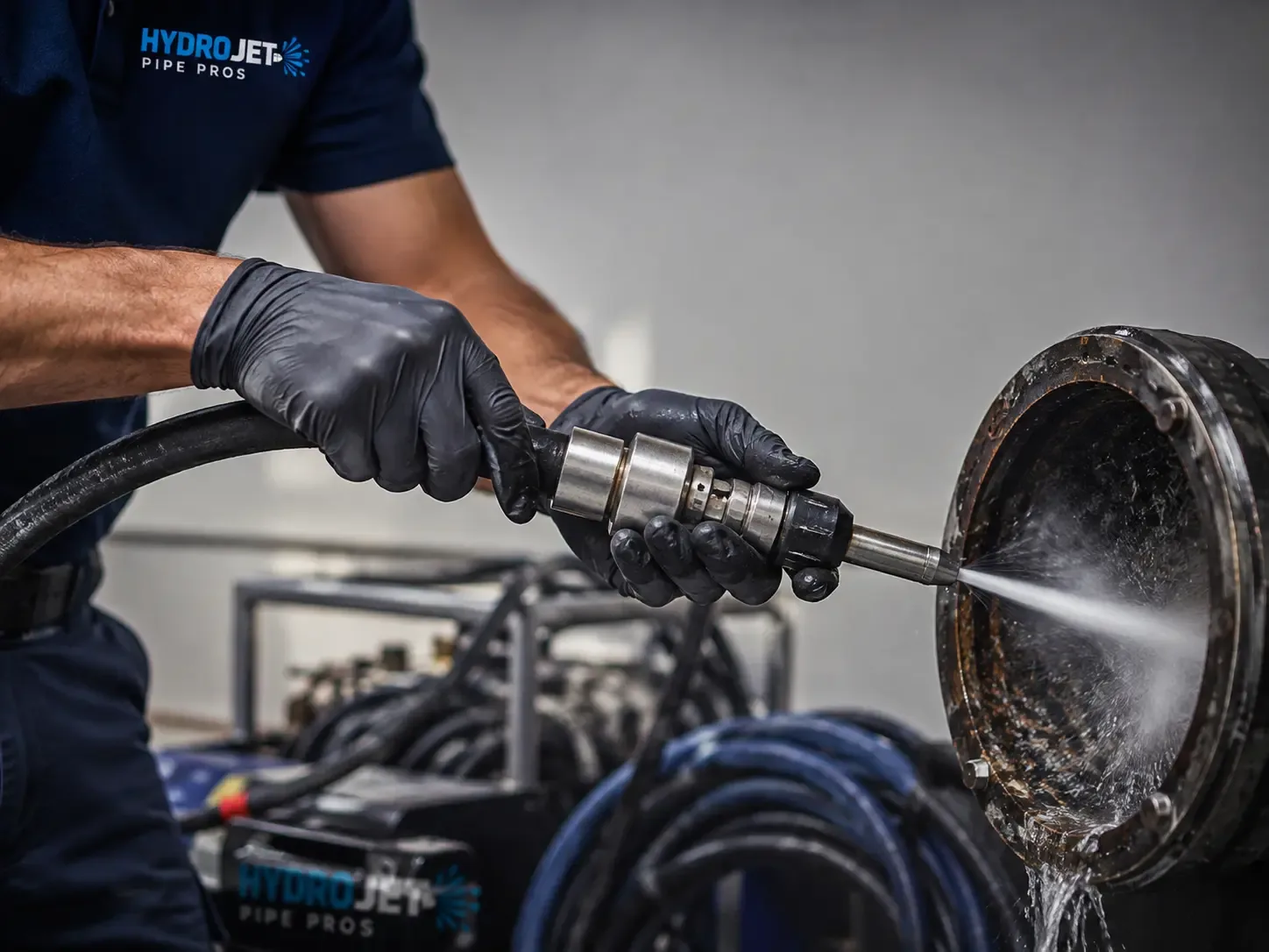 Hydro Jet Pipe Descaling in Three Rivers, MI